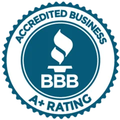 BBB Accredited Business, A+ rating