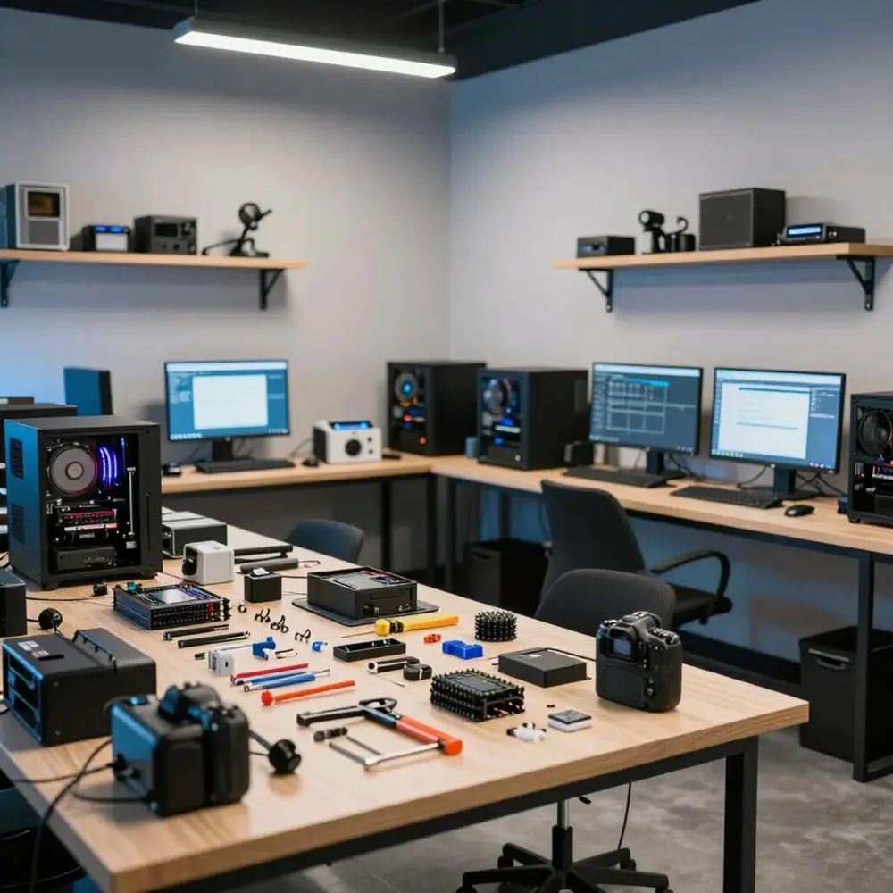 Computer repair workbench in Woodstock Georgia